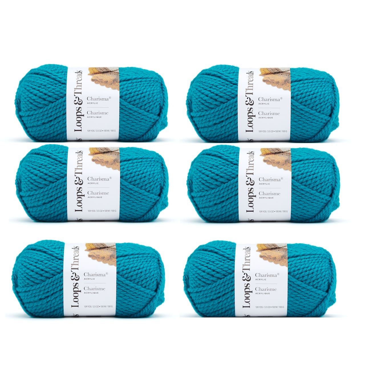 6 Pack: Charisma® Yarn by Loops & Threads®